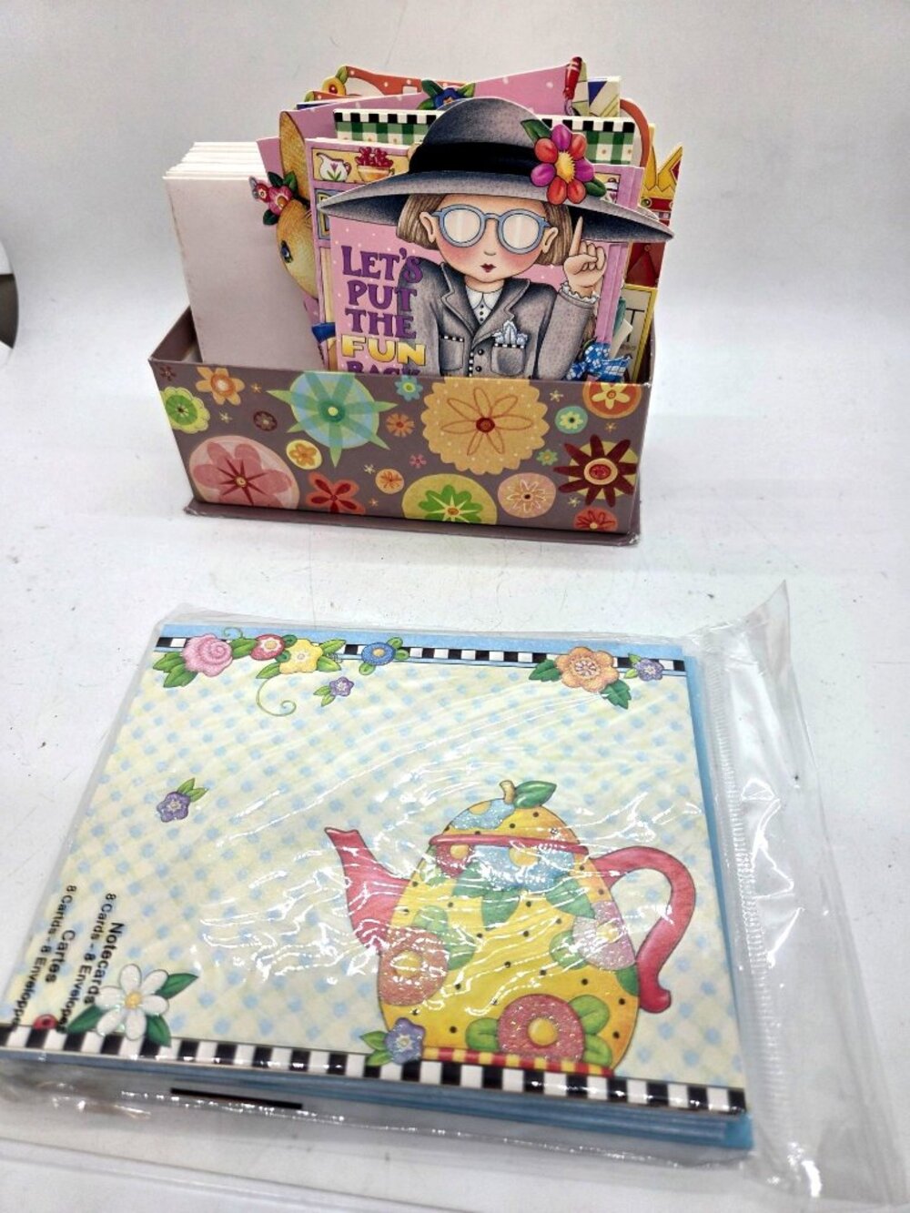 Mary Engelbrett Assorted Note Cards & Envelopes 25 total Y2K Cottagecore